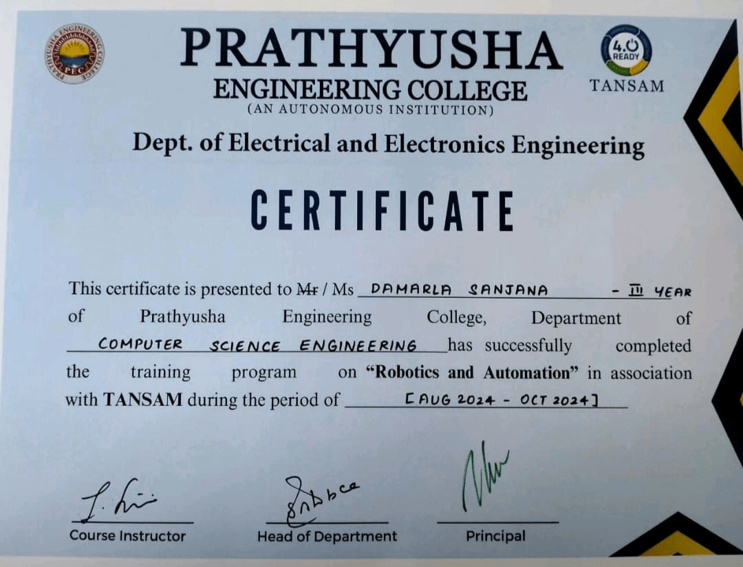 Certificate 9